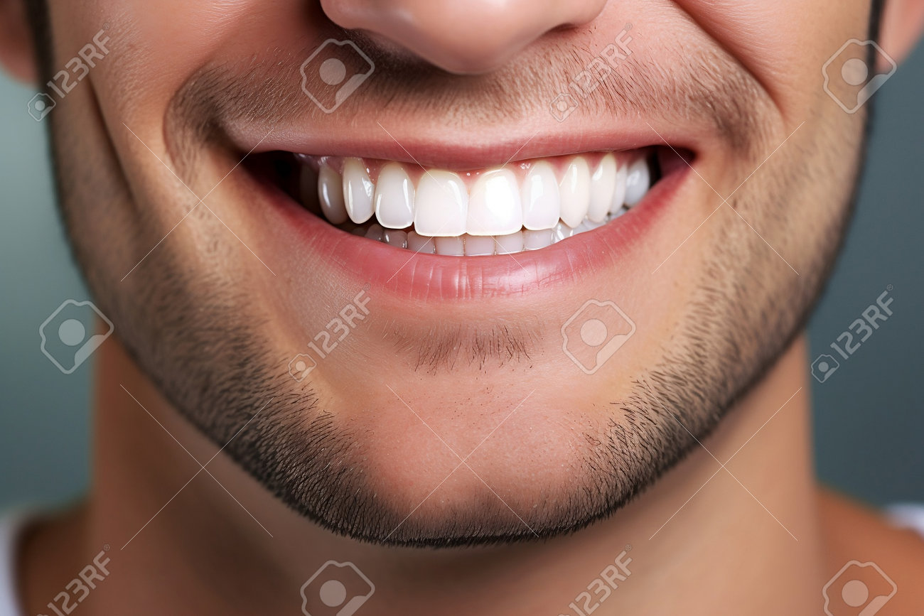 Sourire sain et dents blanches